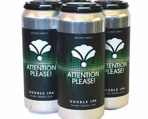 Order Bearded Iris: Attention Please! Double IPA 4-Pack food online from Bottlebox store, Norfolk on bringmethat.com