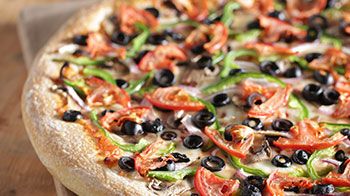 Order Veggie Deluxe Specialty Pizza food online from Romeo Pizza store, Stow on bringmethat.com