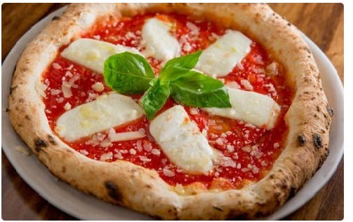 Order Margherita STG Pizza - Personal 12'' (6 Slices) food online from Dellarocco's of Brooklyn store, Brooklyn Heights on bringmethat.com