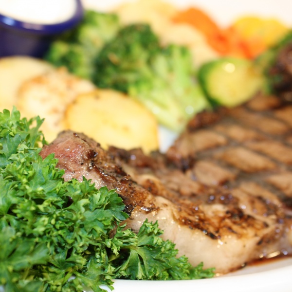 Order Rib Eye Steak food online from Sky Restaurant & Lounge store, Winnetka on bringmethat.com