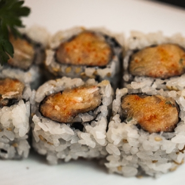 Order Spicy Yellowtail Roll food online from The Little Kitchen of Westport store, Westport on bringmethat.com