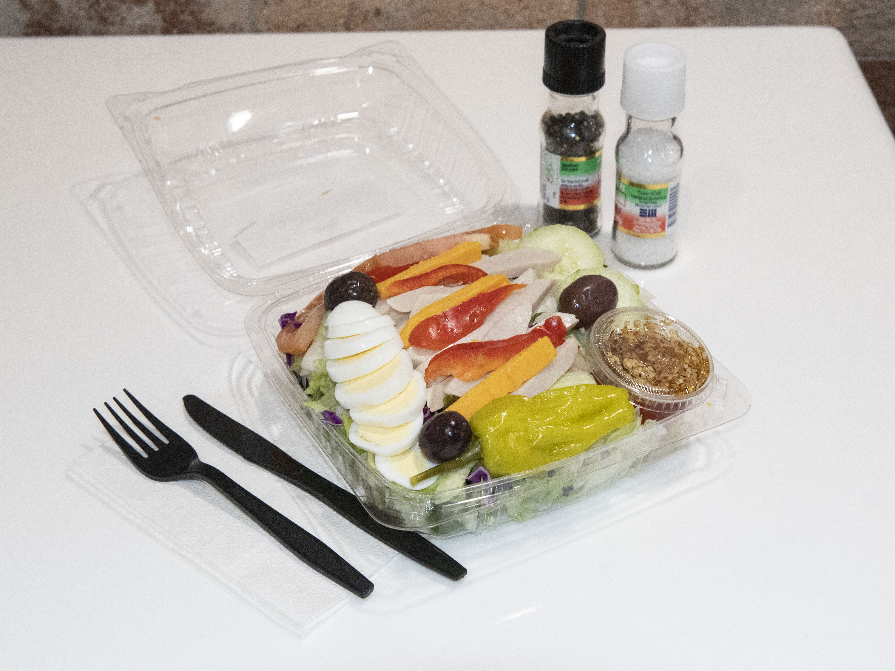 Order CHEF SALAD food online from Paulies Poboys store, Houston on bringmethat.com