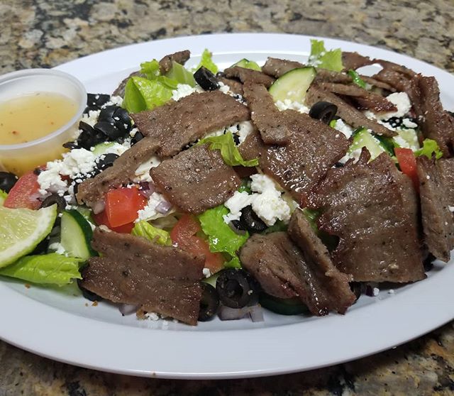 Order Gyro Salad food online from Kabab King store, Phoenix on bringmethat.com