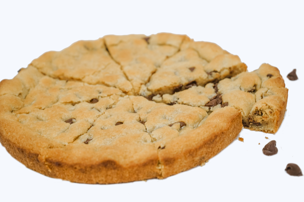 Order Grande Chocolate Chip Cookie food online from Chanello's Pizza store, Chesapeake on bringmethat.com