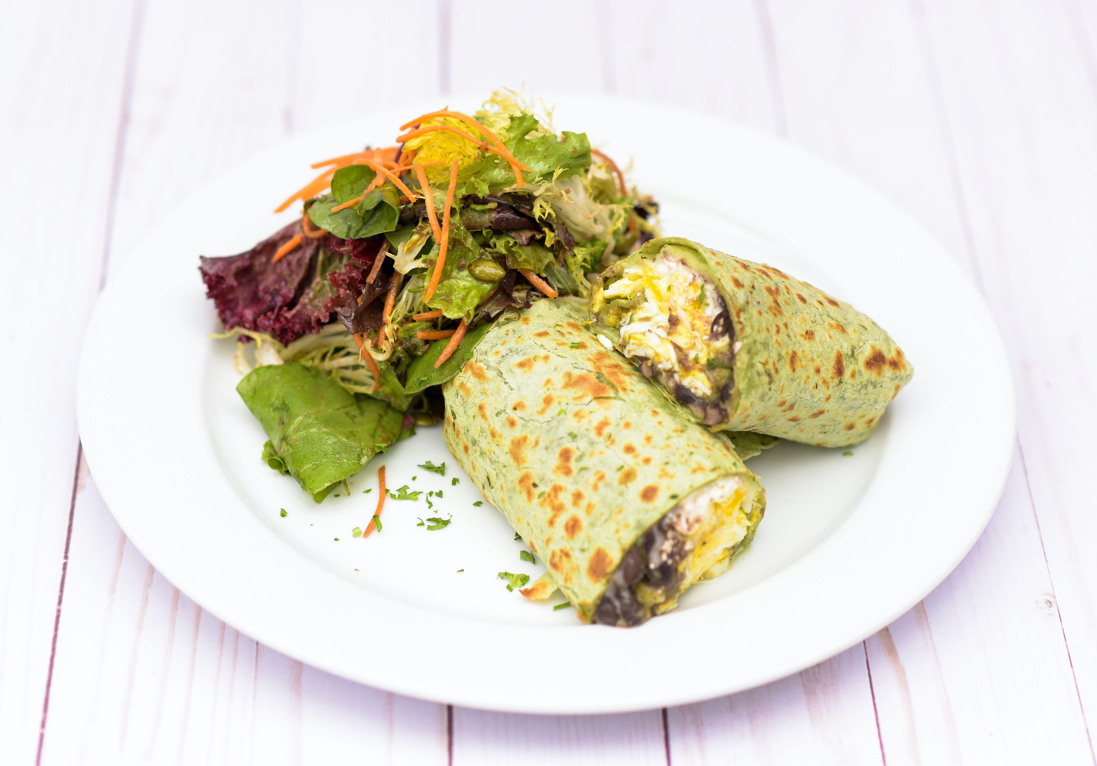 Order Morning Wrap food online from Cafe Vida store, Pacific Palisades on bringmethat.com