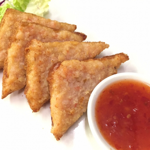 Order A4. Four Shrimp Toast food online from Mint chinese and thai cuisine store, Chamblee on bringmethat.com