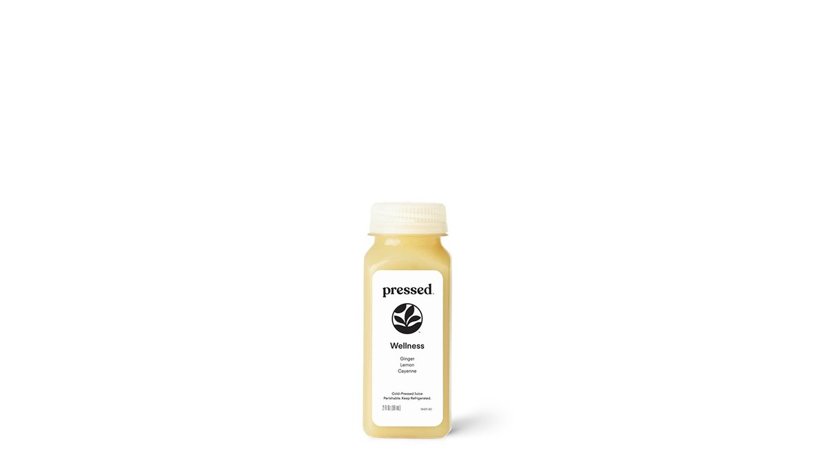 Order Wellness | Ginger Lemon Cayenne Shot food online from Pressed store, Roseville on bringmethat.com