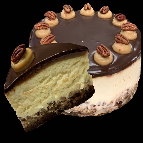 Order Slice-Chocolate Caramel Cheesecake food online from Filomena Ristorante store, Washington on bringmethat.com