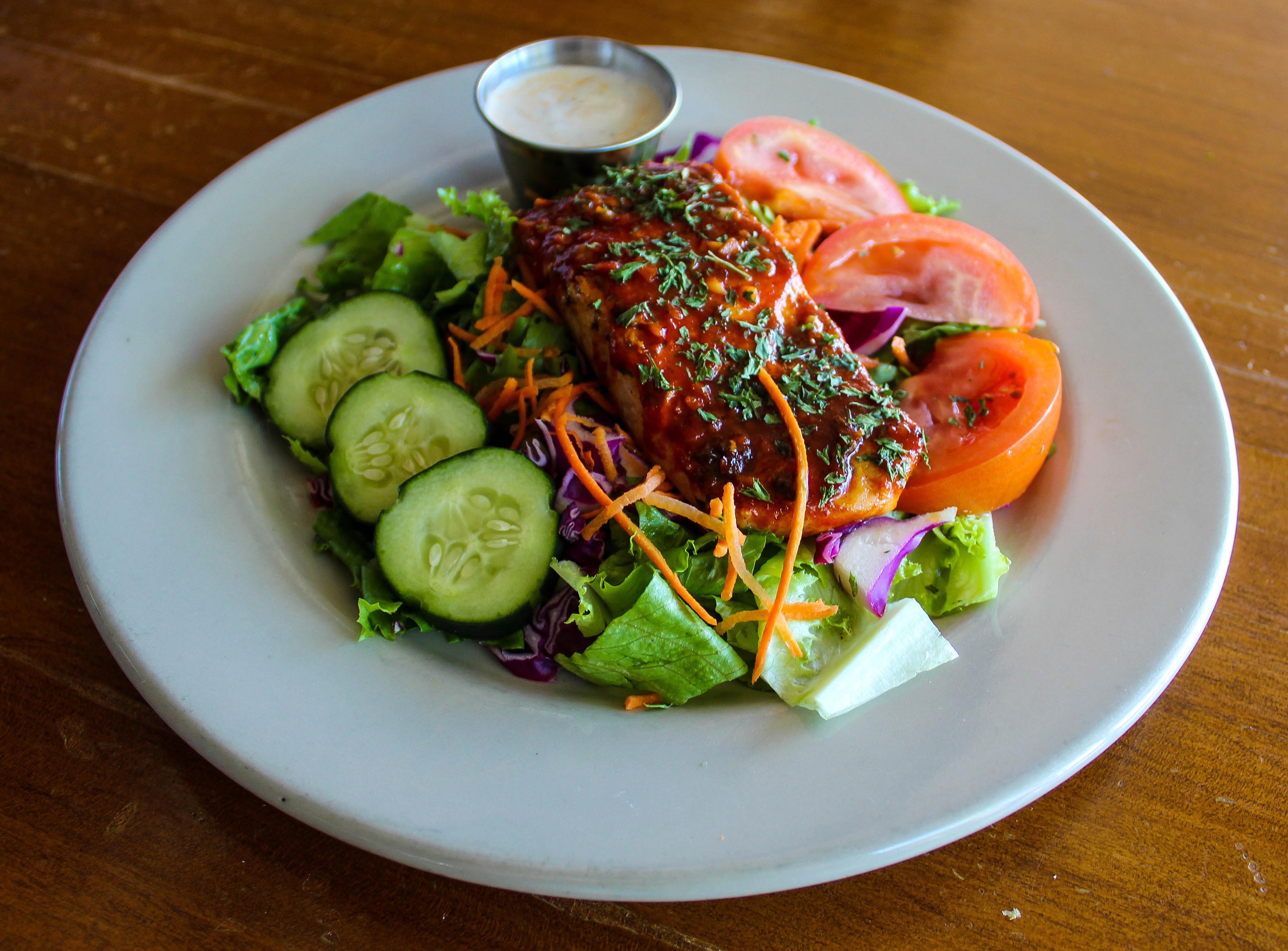 Order Chipotle Salmon Salad food online from Las Palomas store, Austin on bringmethat.com