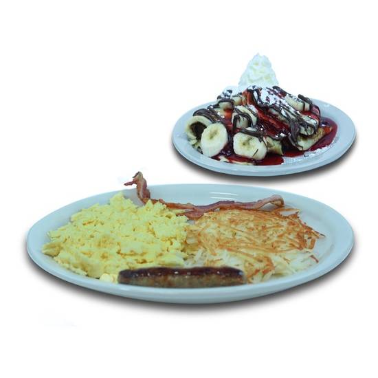 Order Nutella Crepe Combo food online from We Pancakes store, Midwest City on bringmethat.com