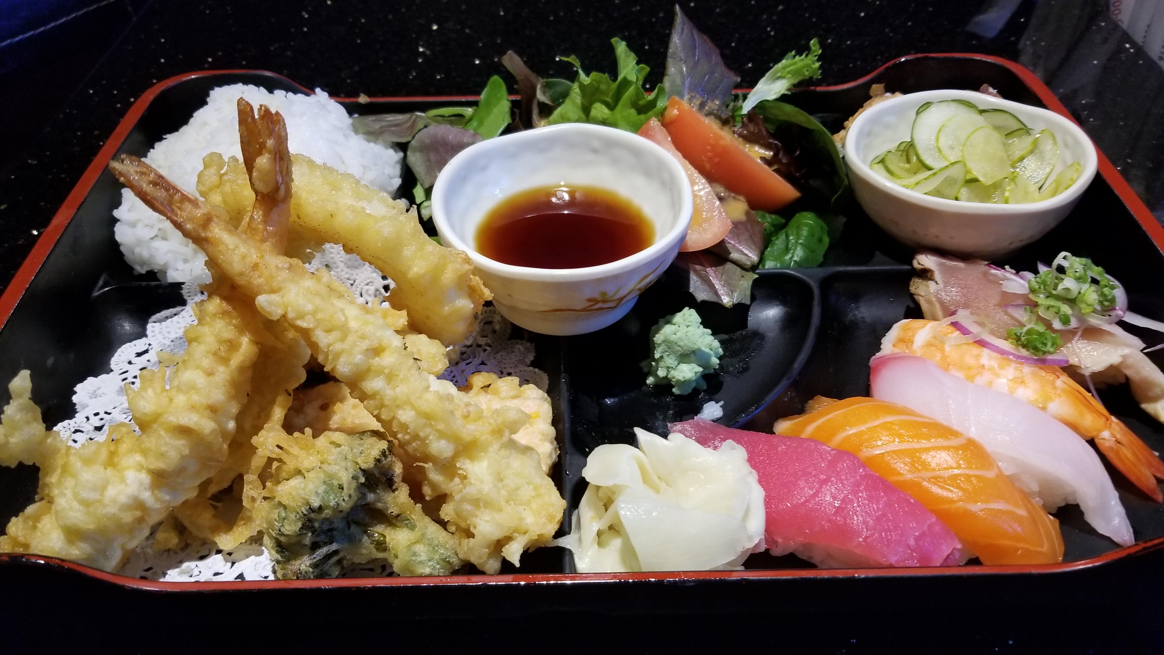 Order Tempura Bento Box food online from Tokyo Sushi store, Santa Clarita on bringmethat.com