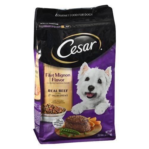 Order Cesar Dry Dog Food Filet Mignon - 80.0 oz food online from Walgreens store, FT OGLETHORPE on bringmethat.com