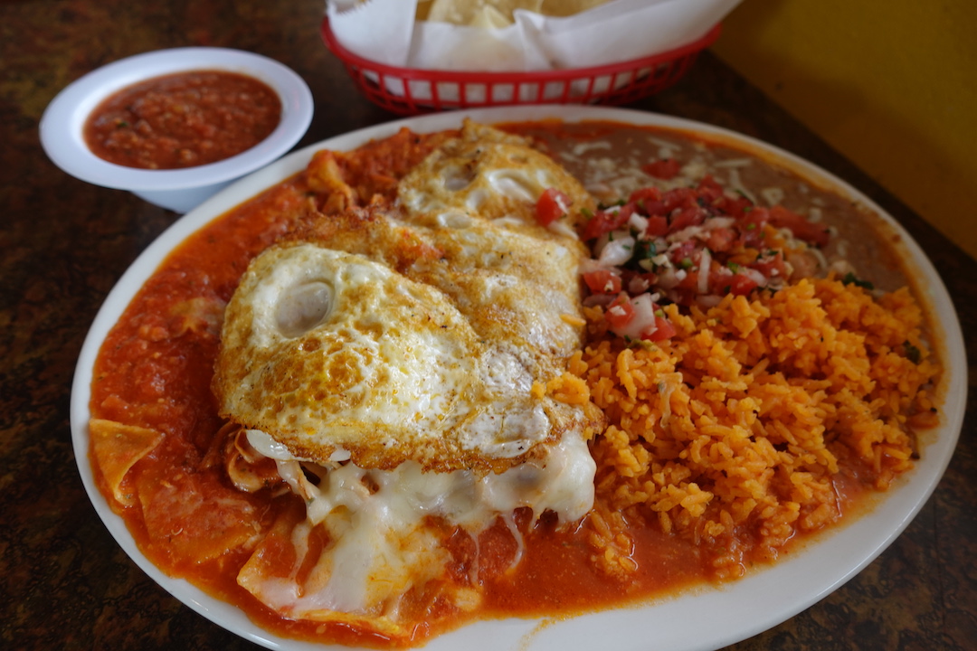 Order Chilaquiles Mexicanas food online from Maria's Mexican Restaurant store, Charlotte on bringmethat.com