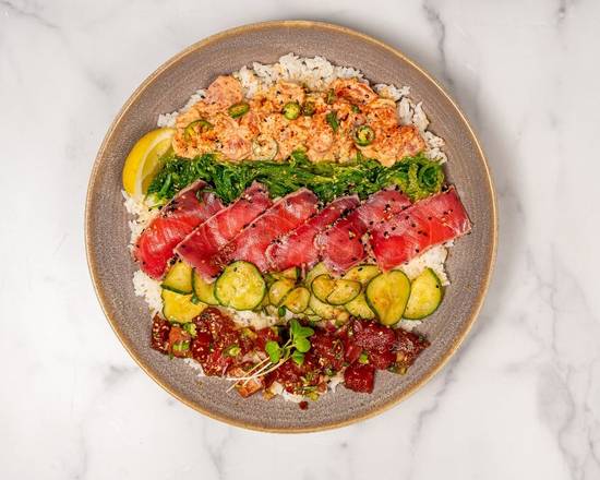 Order Ahi Chirashi | Trio food online from Pacific Catch store, Campbell on bringmethat.com