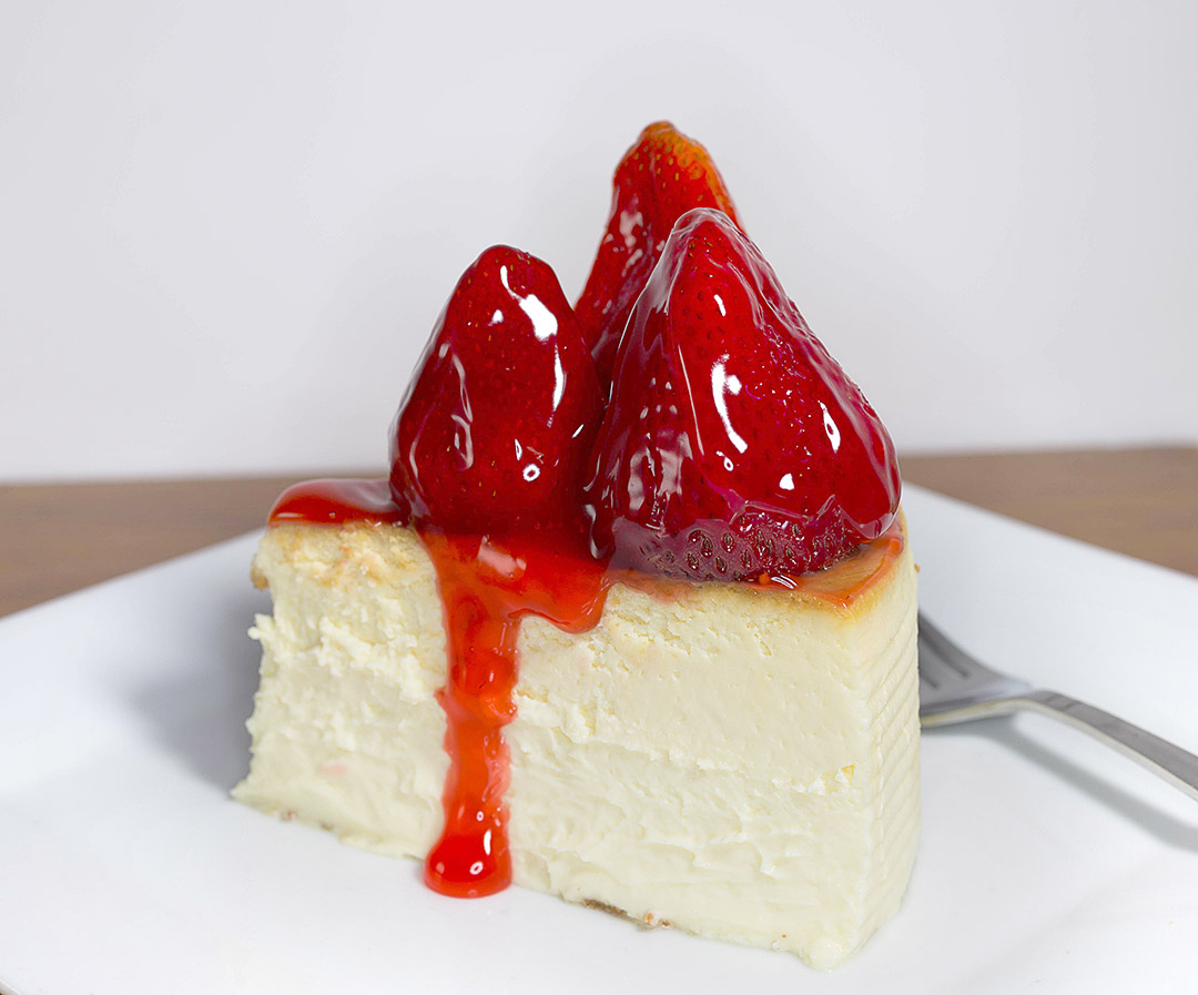 Order Strawberry Cheesecake food online from Coach House Diner Restaurant store, North Bergen on bringmethat.com