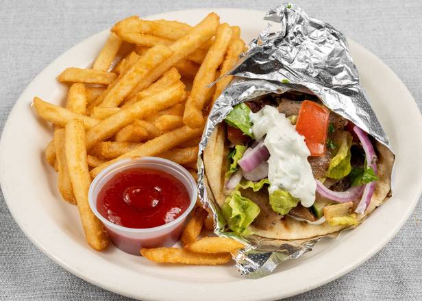 Order Gyros Sandwich food online from Sahara Restaurant store, Indianapolis on bringmethat.com