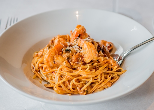 Order Linguine Jambalaya food online from Louise's Trattoria store, Los Angeles on bringmethat.com