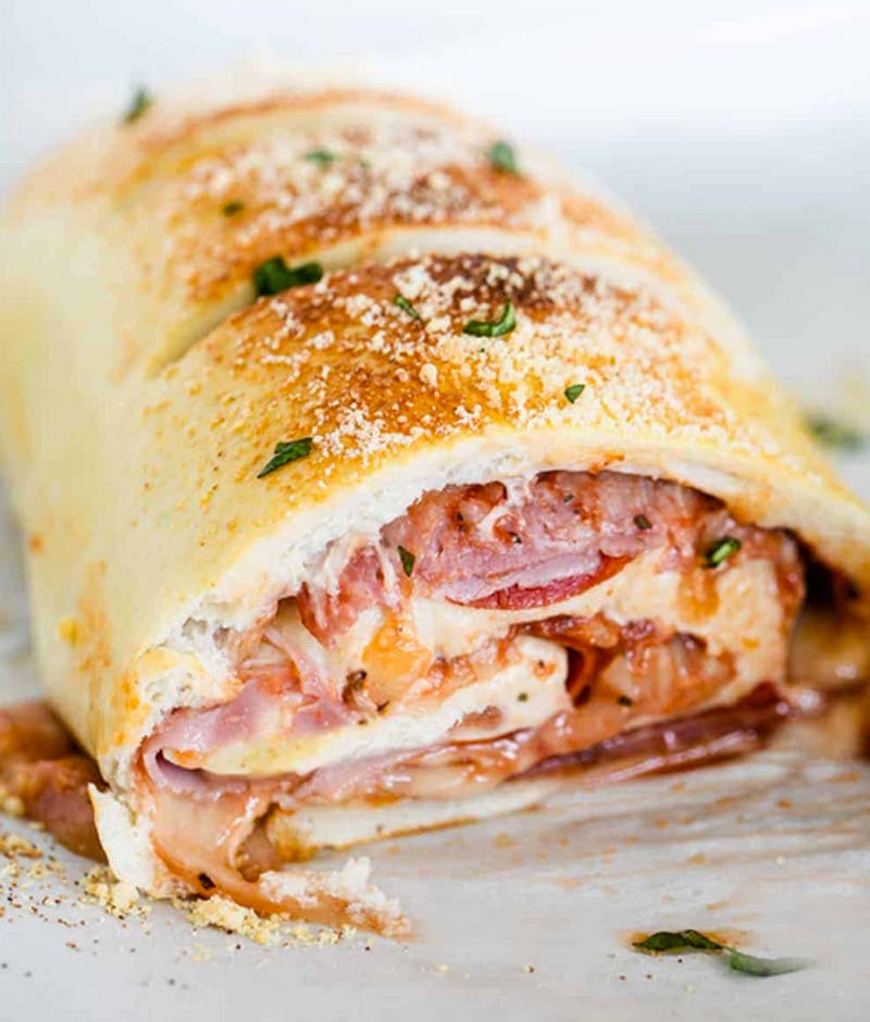 Order Meat Stromboli - Small food online from Brother Bruno Pizza store, Washingtonville on bringmethat.com