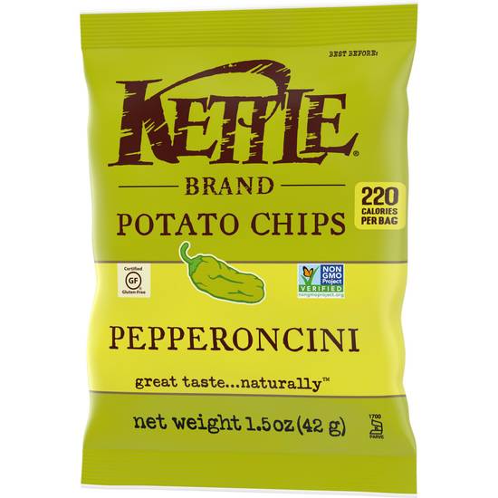 Order Kettle Chips Pepperoncini Small Bag food online from IV Deli Mart store, Goleta on bringmethat.com
