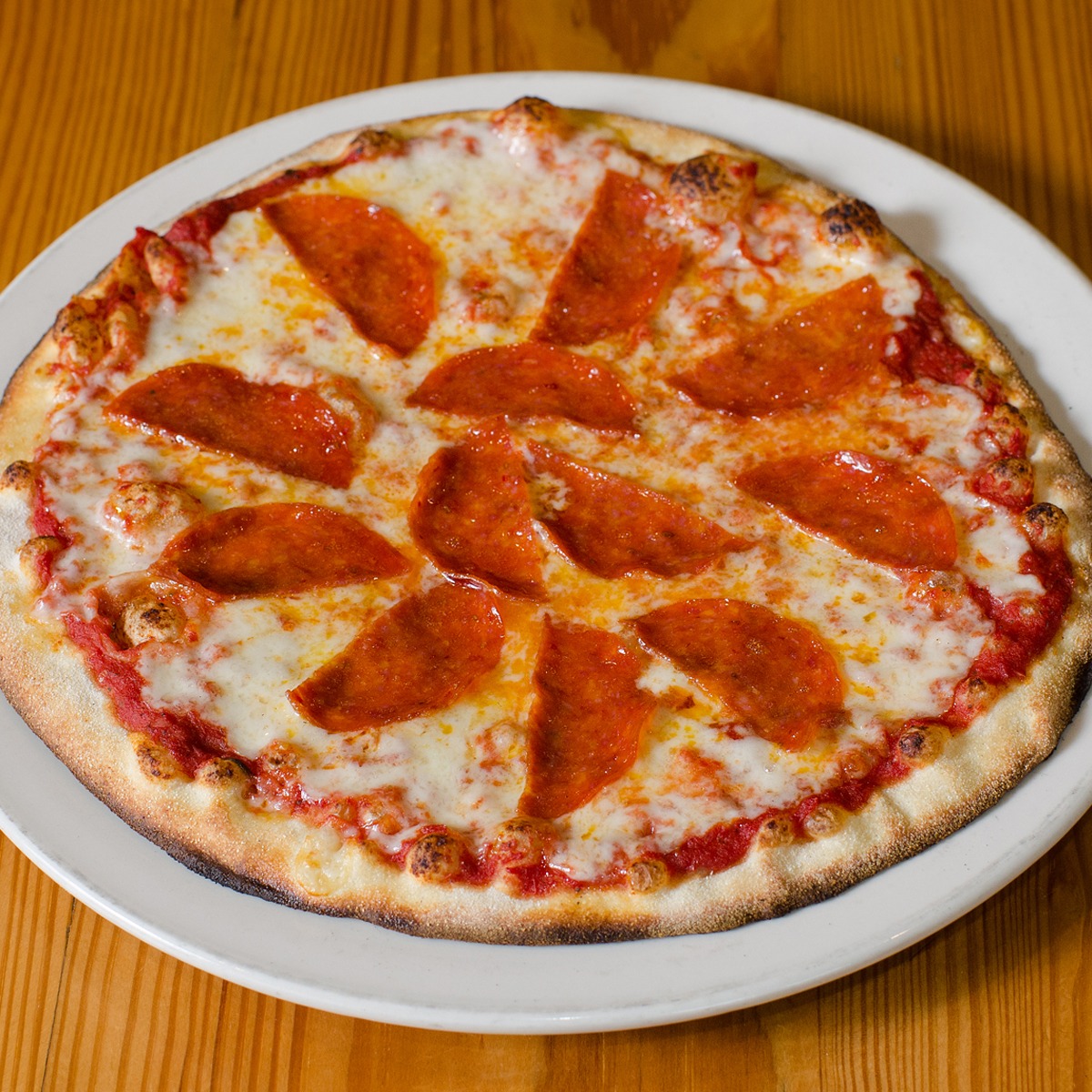 Order Pepperoni Pizza food online from Brixx Wood Fired Pizza store, Wilmington on bringmethat.com
