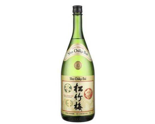 Order Sho Chiku Bai, 1.75L sake (15.0% ABV) food online from Cold Spring Liquor store, Liberty Hill on bringmethat.com