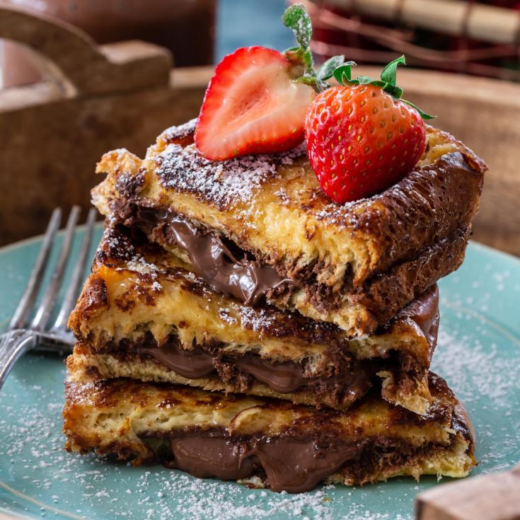 Order Xtra Stuffed Nutella French Toast food online from Pho Cafe Plus store, Los Angeles on bringmethat.com