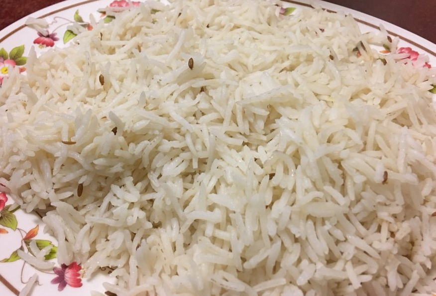Order Plain Basmati Rice food online from The Naan Wrap store, San Francisco on bringmethat.com