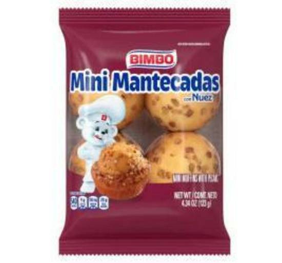 Order Bimbo - Mini Mantecadas w/ Pecans food online from IV Deli Mart store, Goleta on bringmethat.com