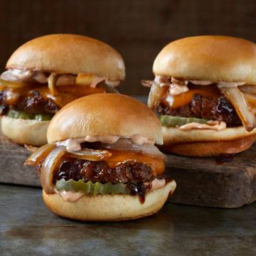 Order Whiskey-Glazed Sliders food online from Apps All Around store, Panama City on bringmethat.com