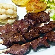 Order Anticucho food online from Sazon Peruana store, Port Chester on bringmethat.com