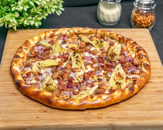 Order Bacon Chicken Deluxe Pizza food online from Smackdaddy Pizza store, Longmont on bringmethat.com