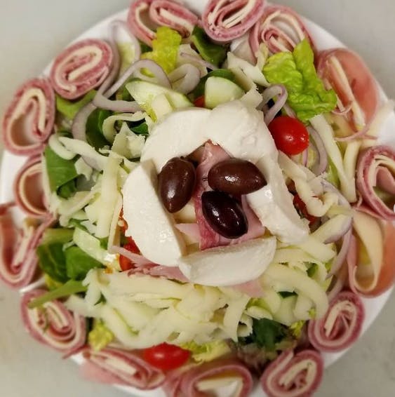 Order Cold Antipasto Salad - Salad food online from Antonio's Brick Oven Pizza store, Metuchen on bringmethat.com