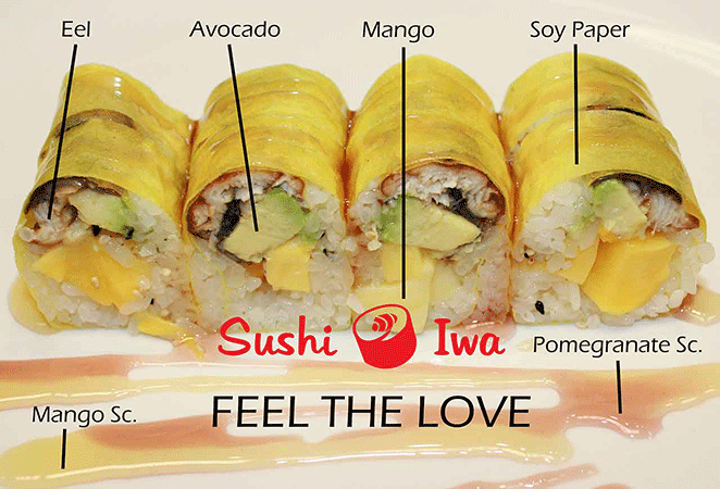Order FEEL THE LOVE food online from Sushi Iwa store, Clayton on bringmethat.com