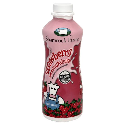 Order Shamrock Strawberry Milkshake Quart food online from 7-Eleven store, Mesa on bringmethat.com