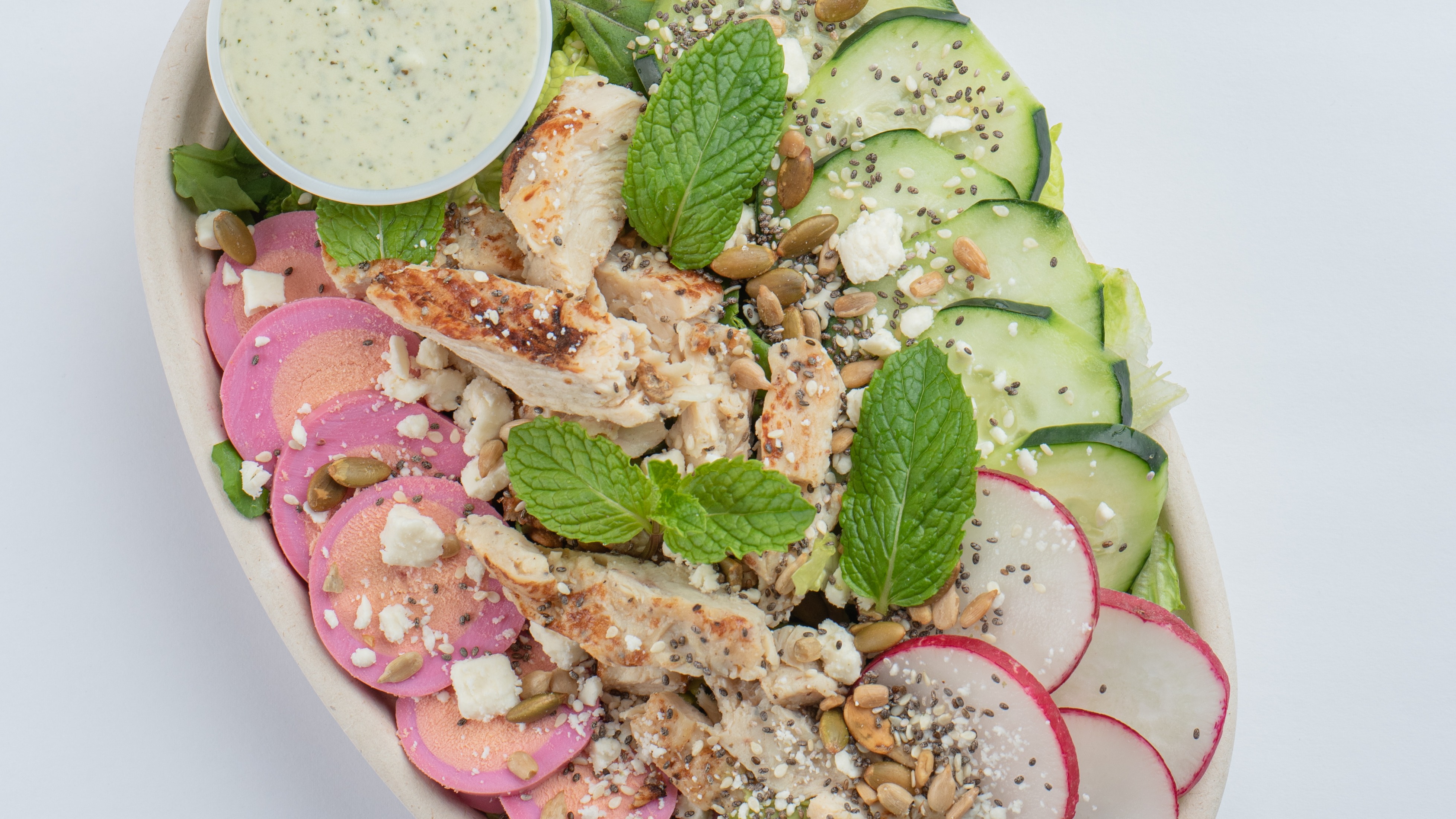 Order Supergreen Goddess Salad food online from Vitality Bowls store, Carmel on bringmethat.com