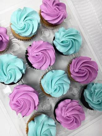 Order Colored Rosettes (12 pcs) food online from Fate Cakes store, Gahanna on bringmethat.com