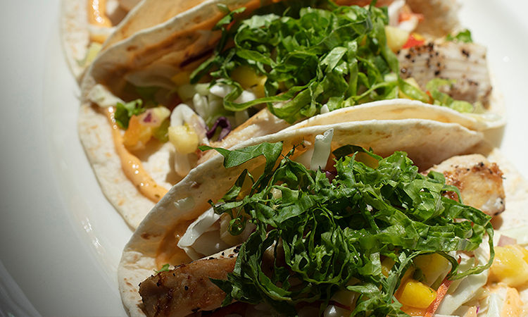 Order Fish Tacos food online from Elephants Delicatessen At World Trade Center store, Portland on bringmethat.com