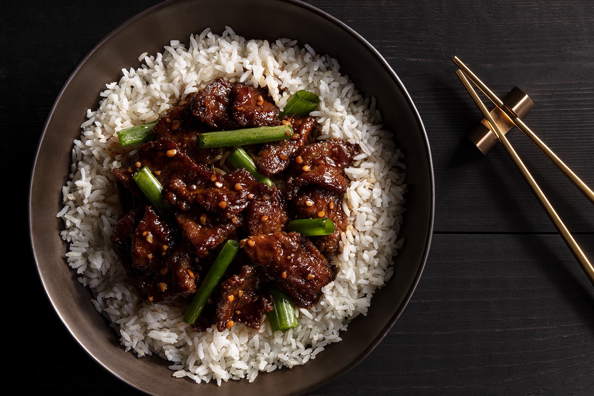 Order GF Mongolian Beef Bowl  food online from P.F. Changs China Bistro store, Dublin on bringmethat.com