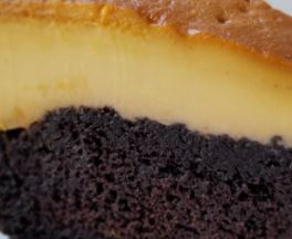 Order Chocoflan Slice food online from Cardozo Desserts store, Marietta on bringmethat.com