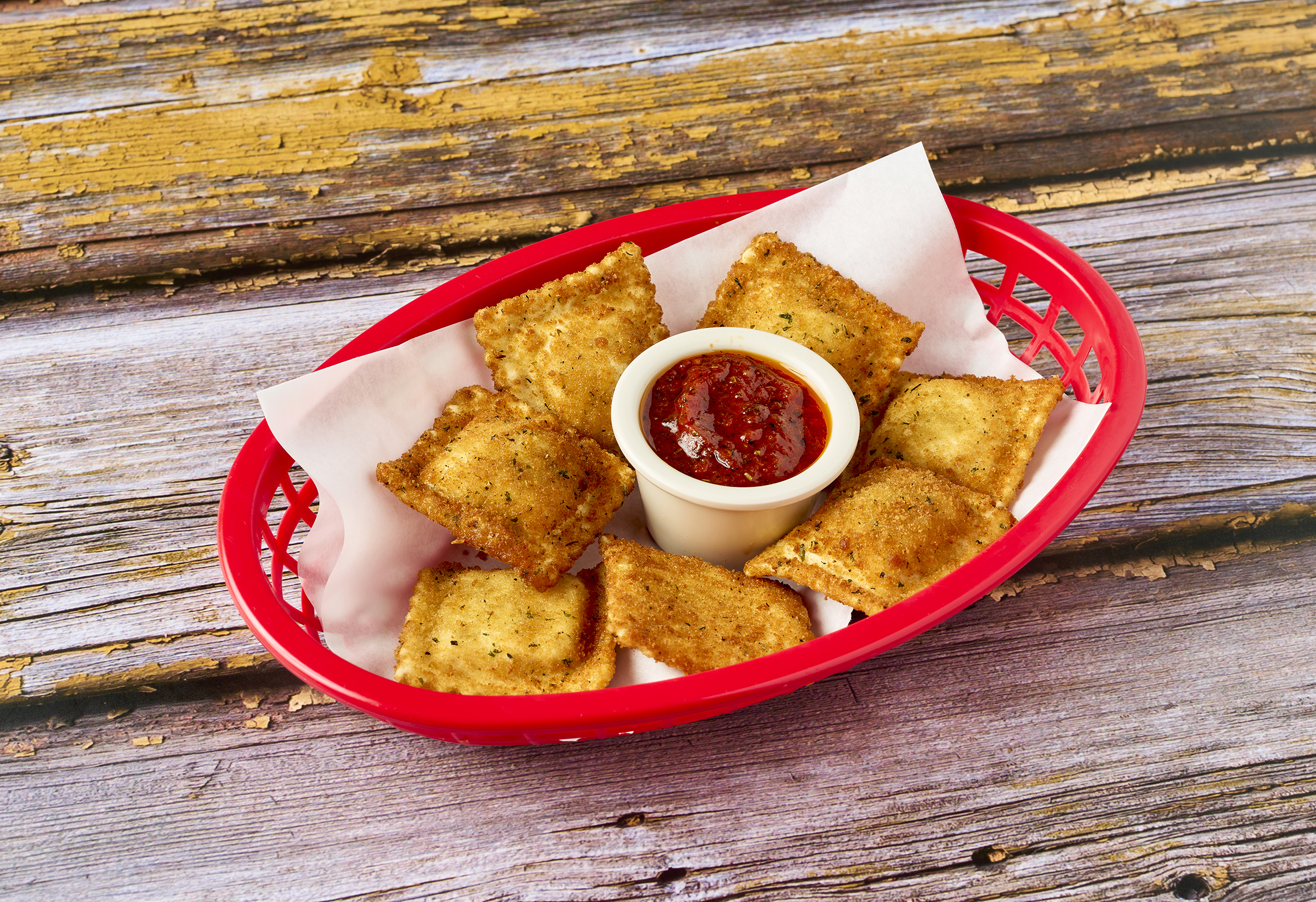 Order Fried Ravioli food online from The Axe Bar store, Champaign on bringmethat.com