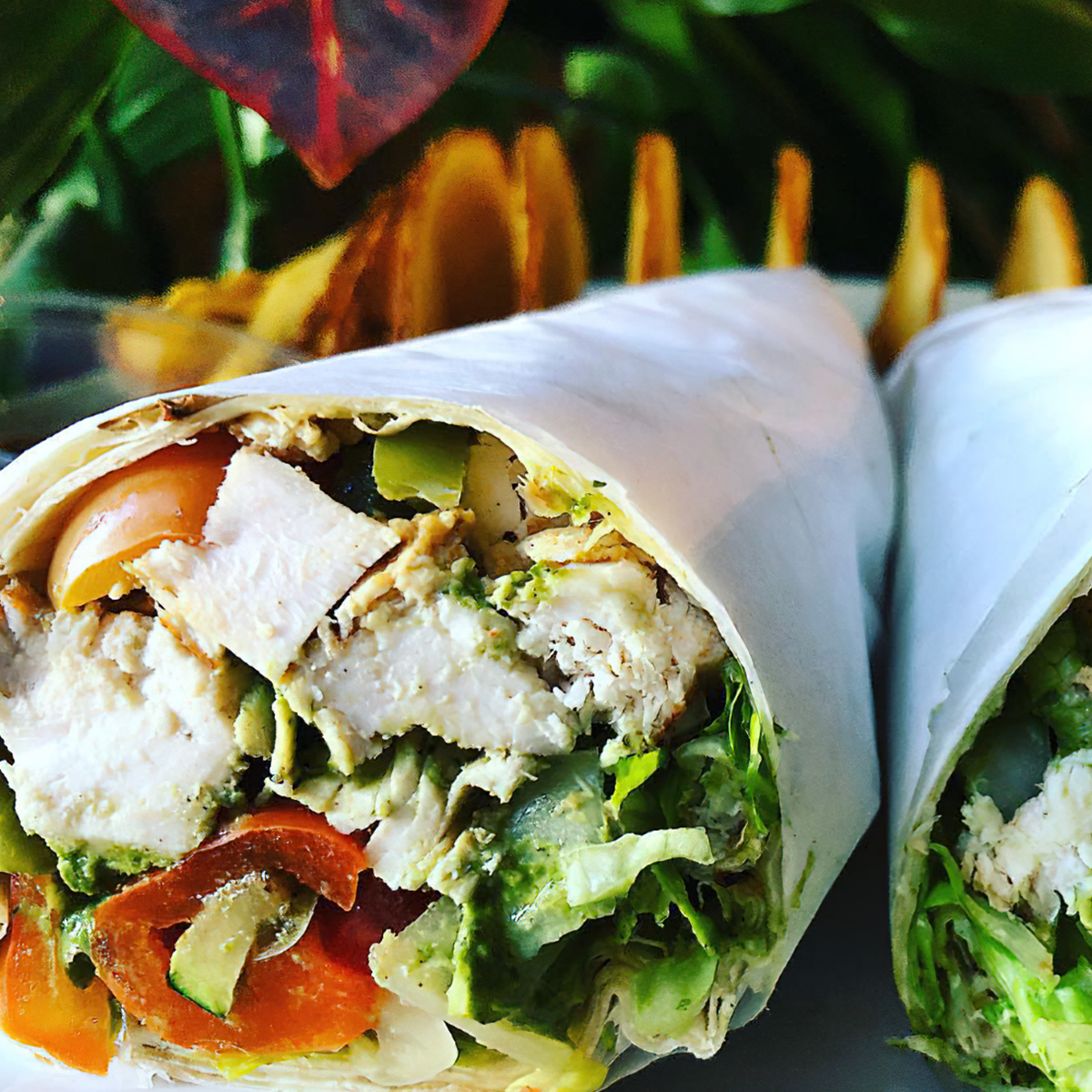 Order Chicken Caesar Wrap food online from Continental Kitchen store, Beverly Hills on bringmethat.com