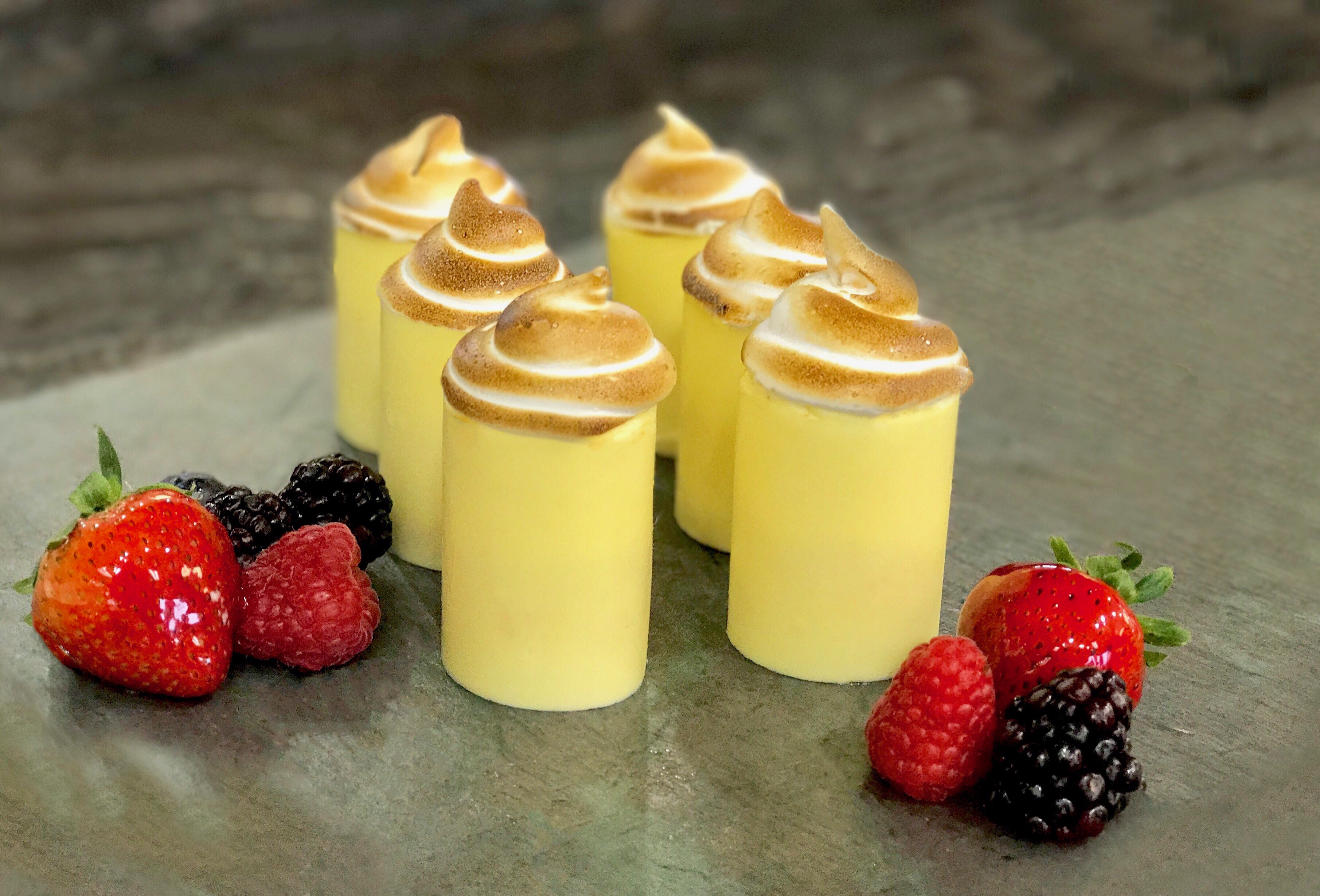 Order Mini lemon meringue food online from Pastries By Edie store, Canoga Park on bringmethat.com