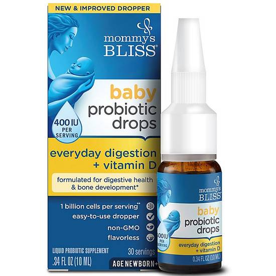 Order Mommy's Bliss® .34 oz. Probiotic Drops with Vitamin D food online from Bed Bath & Beyond store, Westminster on bringmethat.com