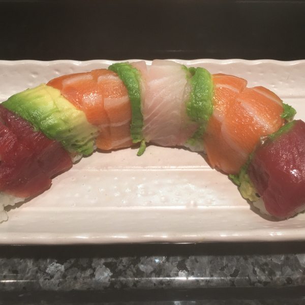Order Rainbow Roll food online from Maguro House store, Franklin on bringmethat.com