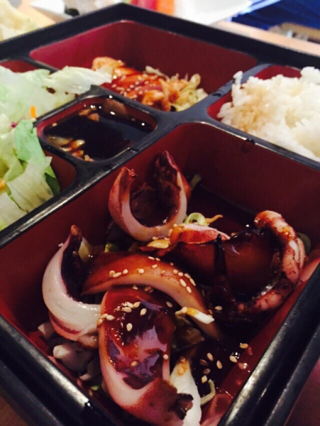 Order 5. Squid Teriyaki food online from Sushi House store, San Bruno on bringmethat.com