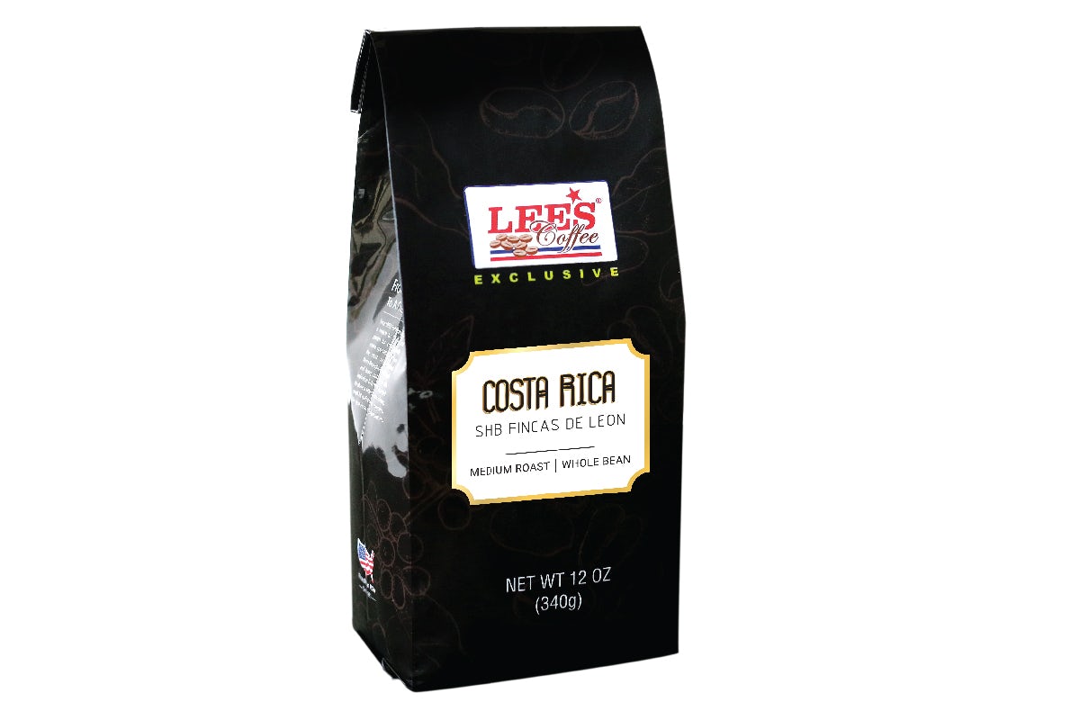 Order Costa Rica Whole Bean Coffee 12oz food online from Lee Sandwiches store, Peoria on bringmethat.com