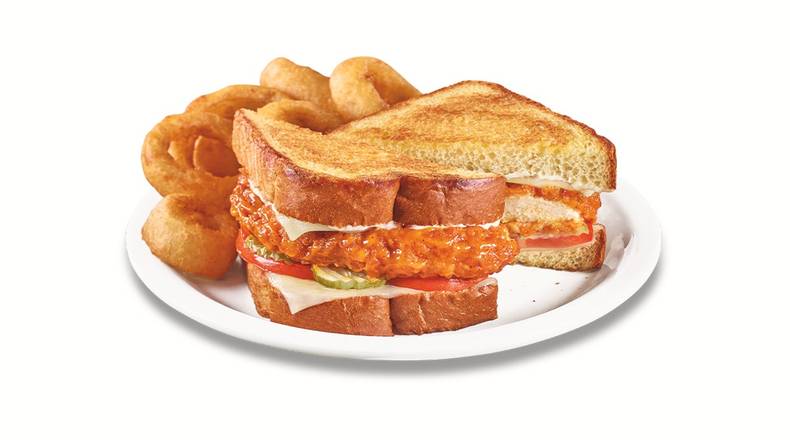 Order Nashville Hot Chicken Melt food online from Denny's store, Pearland on bringmethat.com