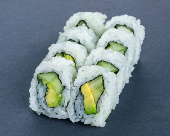 Order Avocado Cucumber Roll (8 Pcs) food online from SushiStop Culver City store, Culver City on bringmethat.com