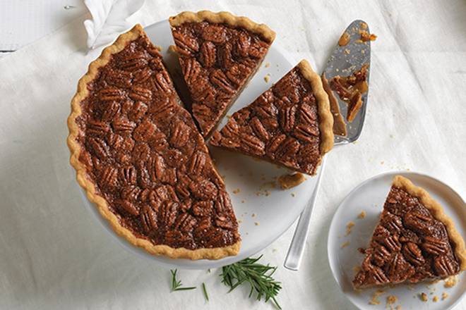 Order Whole Southern Pecan Pie food online from Tahoe Joe's Famous Steakhouse store, Fresno on bringmethat.com