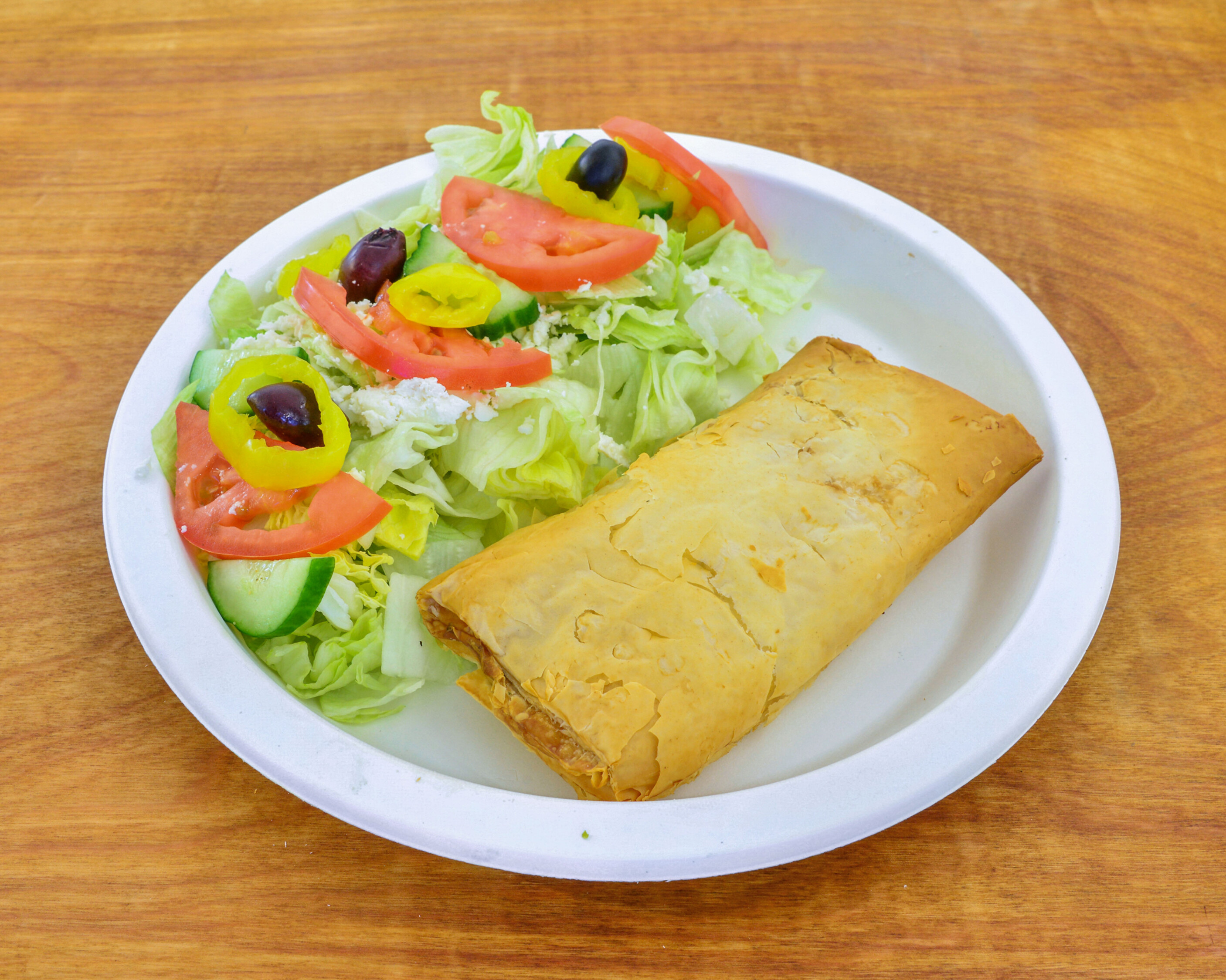 Order Spinach Pie Combo food online from Mykonos Gyros store, Columbus on bringmethat.com